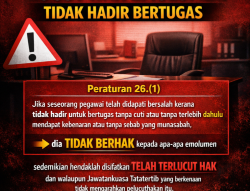 LUCUT HAK EMOLUMEN TIDAK HADIR BERTUGAS