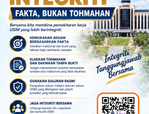 LAPOR DENGAN INTEGRITI: FAKTA, BUKAN TOHMAHAN!